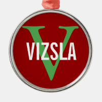 Diseño del monograma de la raza de Vizsla