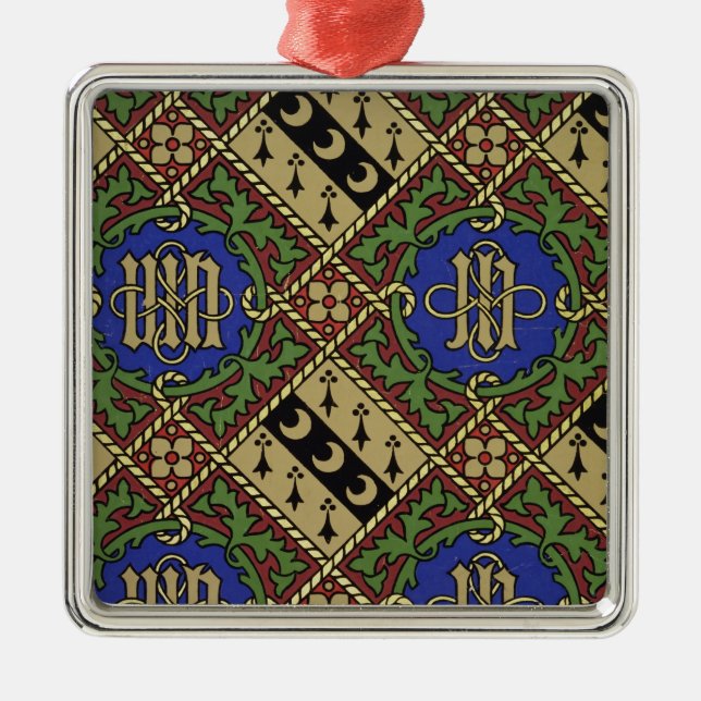 Adorno Metálico Diseño eclesiástico del papel pintado de la (Frente)