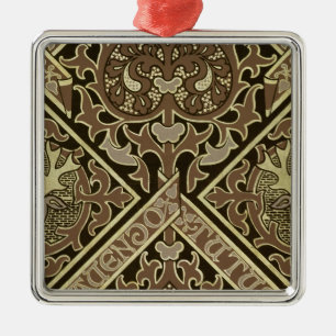 Adorno Metálico Diseño eclesiástico del papel pintado del mosaico