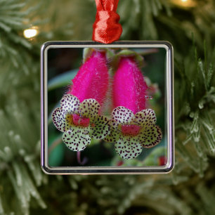 Adorno Metálico Diseño floral del leopardo