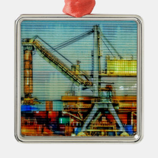 Adorno Metálico Diseño grúa