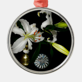 Adorno Metálico Diseño Iirsh -Colección de latón y flores