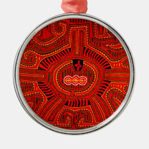 Adorno Metálico Diseño Mola por indios de San Blas