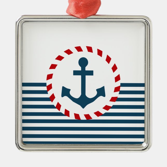 Adorno Metálico Diseño náutico (Frente)