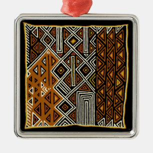 Adorno Metálico Diseño tribal africano de Kuba
