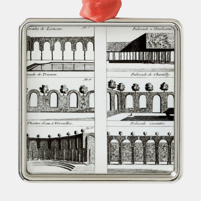 Adorno Metálico Diseños de la palizada, de la 'teoría y de la (Frente)