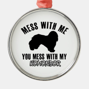 Adorno Metálico diseños del komondor