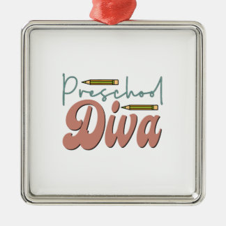 Adorno Metálico Diva preescolar