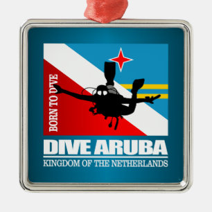 Adorno Metálico Dive Aruba DF2