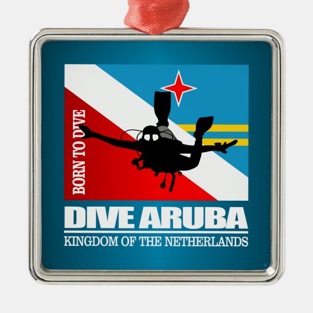 Adorno Metálico Dive Aruba DF2 (Frente)