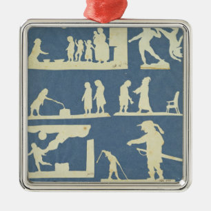 Adorno Metálico Diversas escenas