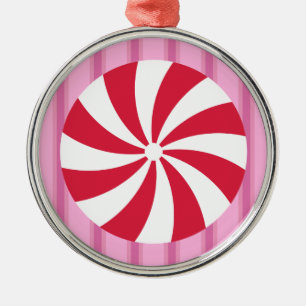 Adorno Metálico Divertidos y Navidades rosas pimienta dulce