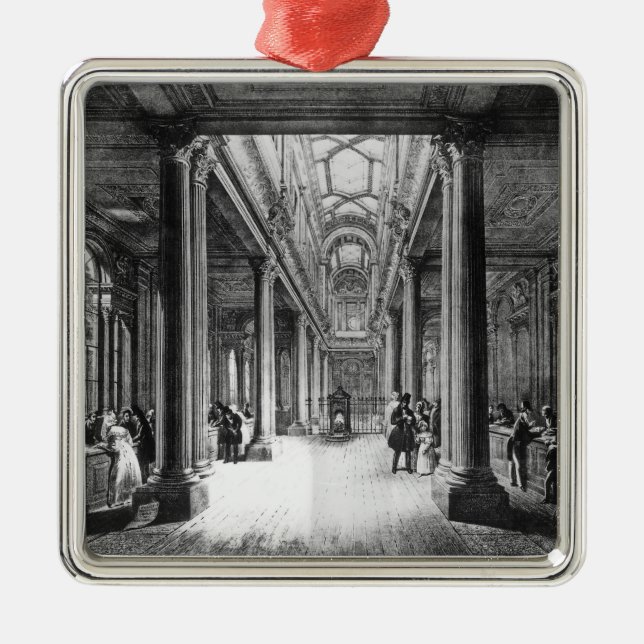 Adorno Metálico Dividendo Office, Banco de Inglaterra (Frente)