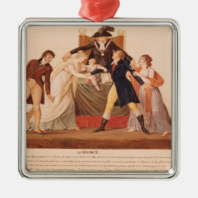 Adorno Metálico Divorcio. La reconciliación (Frente)