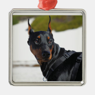 Adorno Metálico Doberman - Negro - Bogie