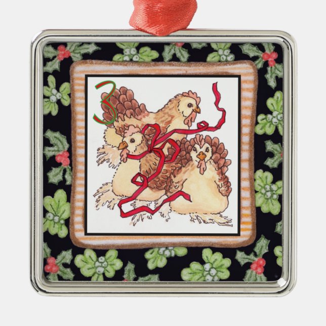 Adorno Metálico Doce días de Navidades (Frente)