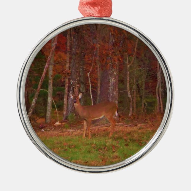 Adorno Metálico Doe a Deer in Lake Arrowhead (Frente)