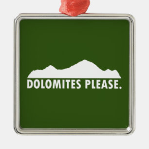 Adorno Metálico Dolomitas, por favor