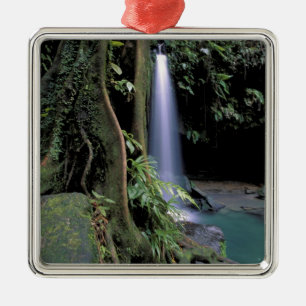 Adorno Metálico Dominica, Estanque Esmeralda, Cascada.