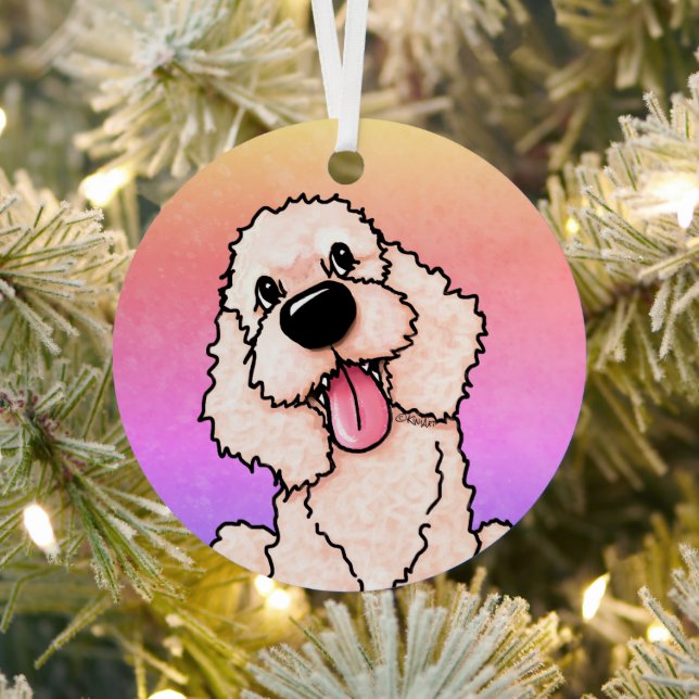 Adorno Metálico DOODLE sonriente de KiniArt (in situ)