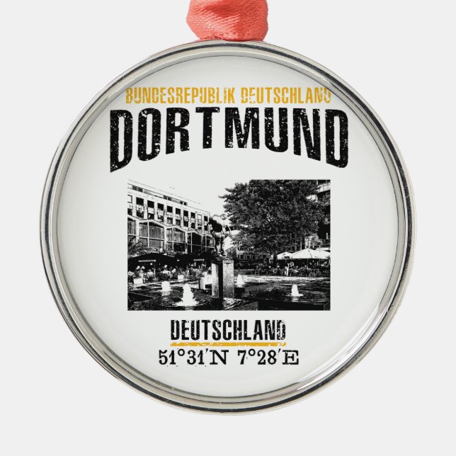 Adorno Metálico Dortmund (Frente)