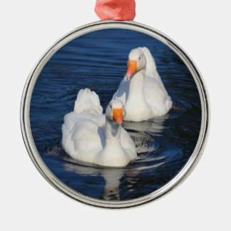 Adorno Metálico Dos Geese Emden II