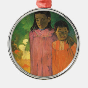 Adorno Metálico Dos hermanas de Paul Gauguin, Bella Artes Vintage