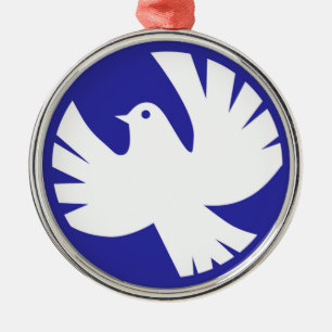 ADORNO METÁLICO DOVE DE LA PAZ