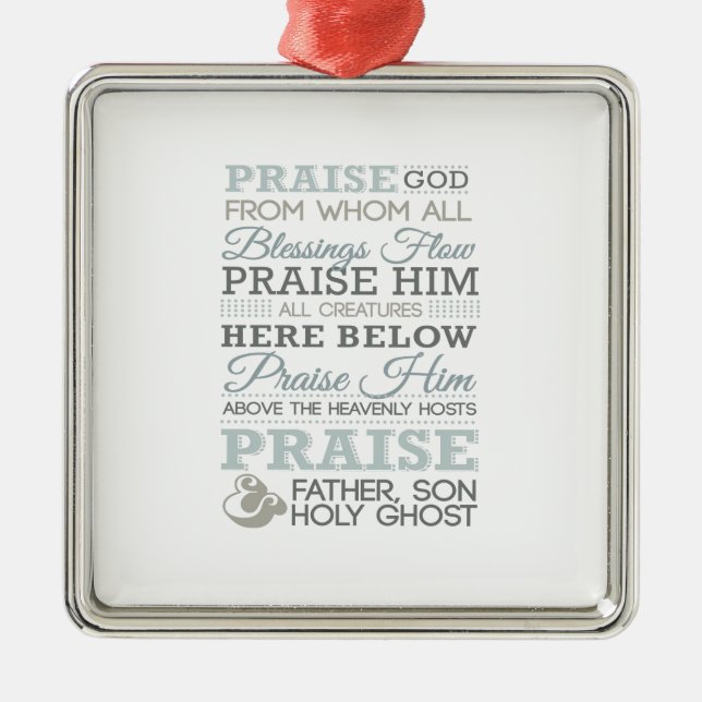 ADORNO METÁLICO DOXOLOGÍA MODERNA (Frente)