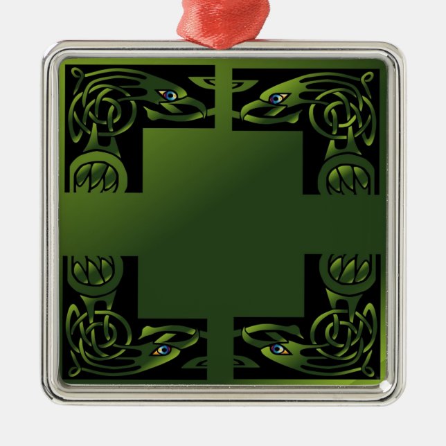 Adorno Metálico Dragón celta (Frente)