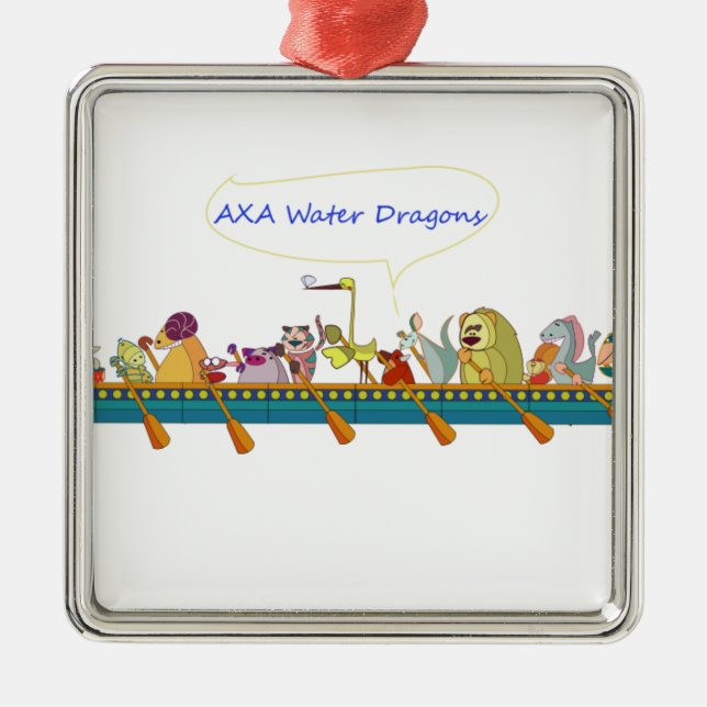 Adorno Metálico Dragón de agua (Frente)