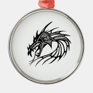 Adorno Metálico Dragón negro