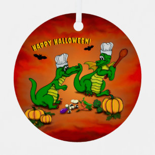 Adorno Metálico Dragones - ¡Feliz Halloween! Hoy cocinaré