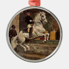Adorno Metálico Dressage de Lipizzaner: Croupade