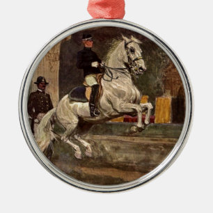 Adorno Metálico Dressage de Lipizzaner: Croupade