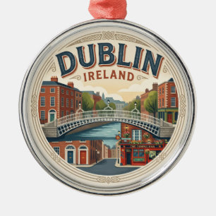 Adorno Metálico Dublín Irlanda