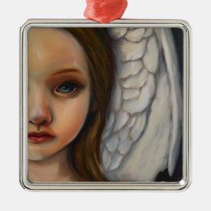 Adorno Metálico Dulce niña ángel