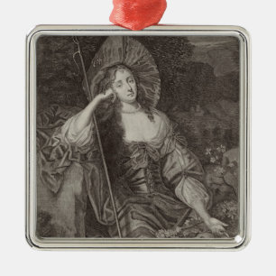 Adorno Metálico Duquesa de Barbara de Cleaveland (1641-1709) como