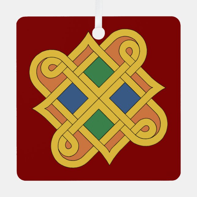 Adorno Metálico Durrow Knotwork 2016 (Anverso)