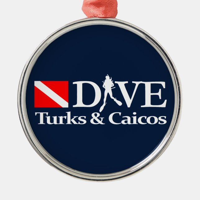 Adorno Metálico DV4 de Turcas y Caicos (Frente)