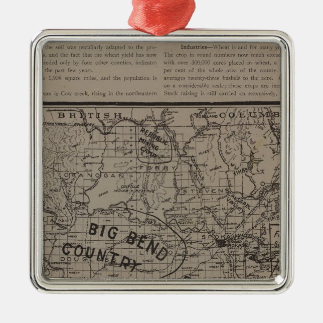 Adorno Metálico E Washington, N Idaho (Frente)