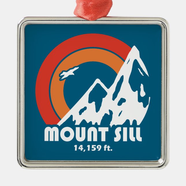 Adorno Metálico Eagle Sun de Mount Sill California (Frente)