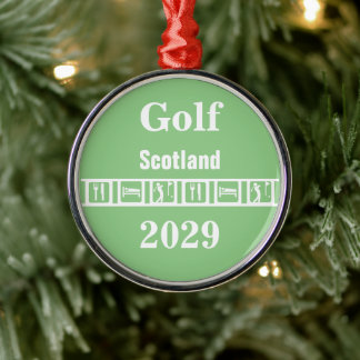 Adorno Metálico Eat Sleep Golf