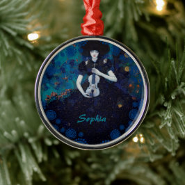 Adorno Metálico Echoes of Silence: A Violin’s Song of Healing