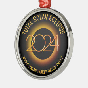 Adorno Metálico ECLIPSE SOLAR TOTAL 2024 personalizable