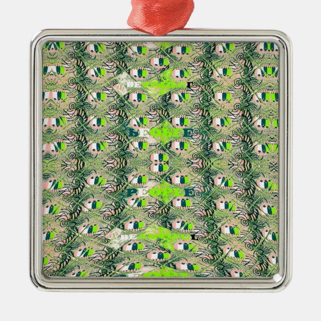 Adorno Metálico Eco África Motif - Arte africano inspirado en la n (Frente)