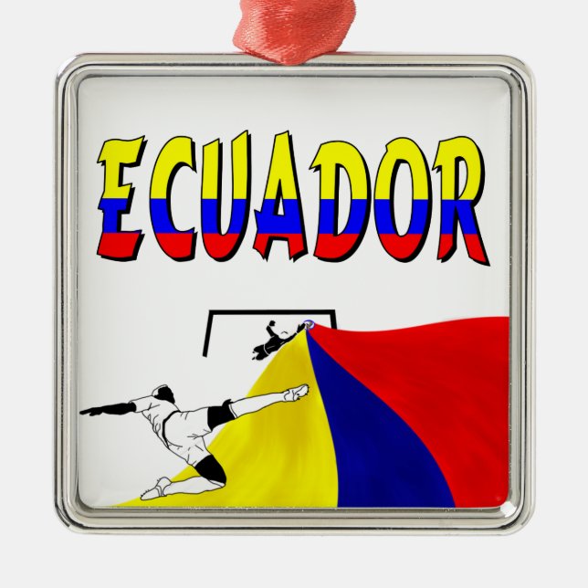 Adorno Metálico Ecuador (Frente)