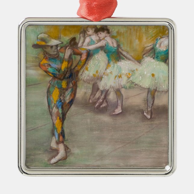 Adorno Metálico Edgar Degas - Danza Harlequin (Frente)