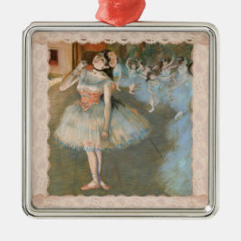 Adorno Metálico Edgar Degas El bailarín estrella con el guarnecido