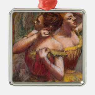 Adorno Metálico Edgar Degas el dos bailarines